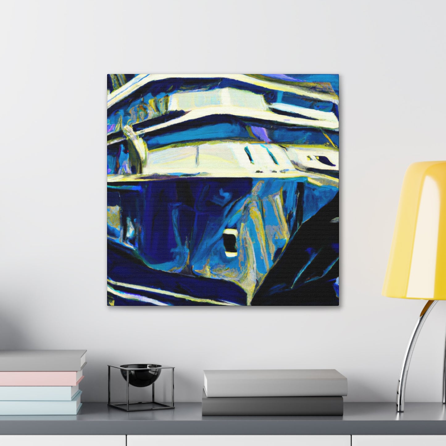 Cruise Ship Abstraction - Canvas