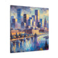 "Colorado's Vibrant Urban Colors" - Canvas