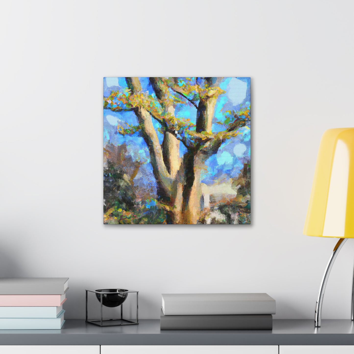 Beech Tree Reflection. - Canvas