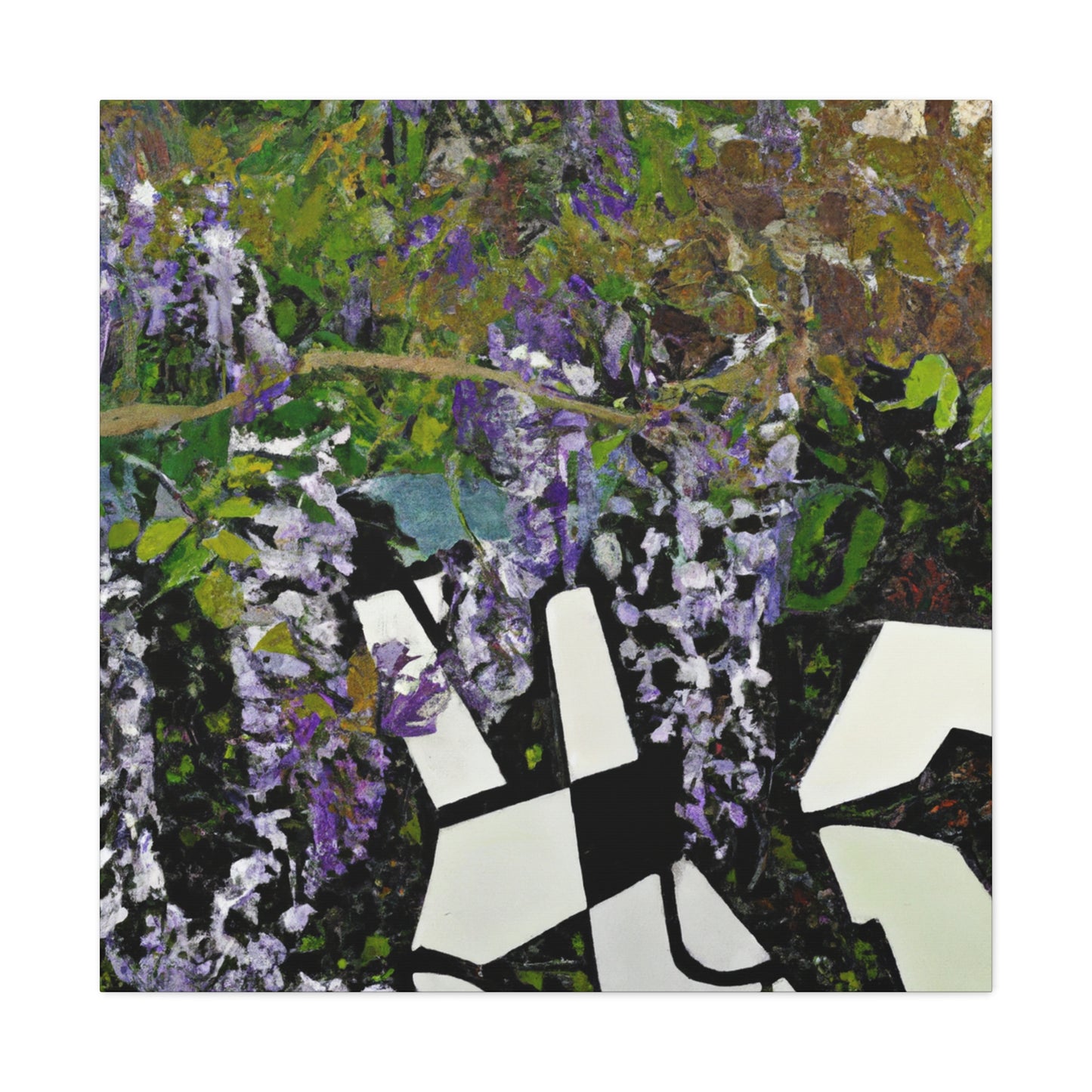 "Wisteria in Bloom" - Canvas