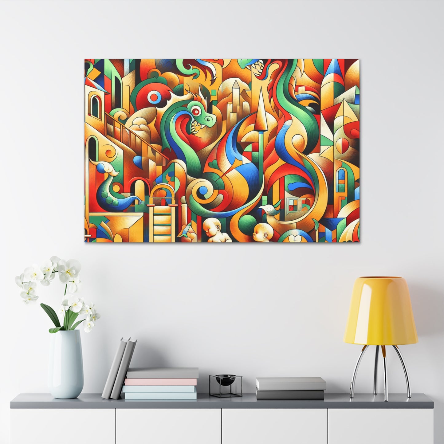 Dragon Dreamscape Delight - Canvas