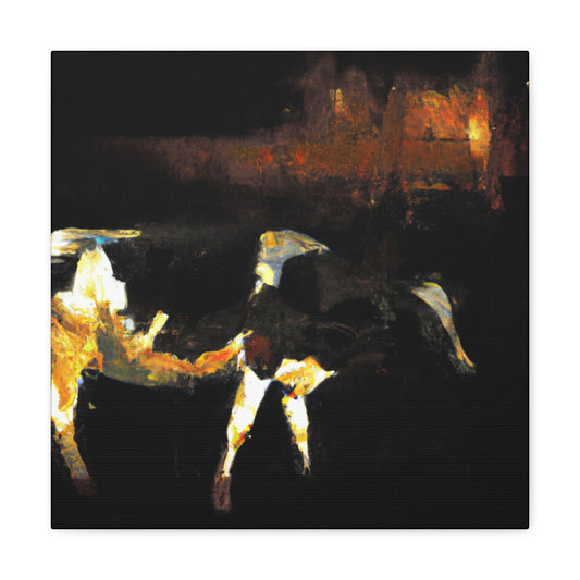 Milky White Dairy Cow - Canvas