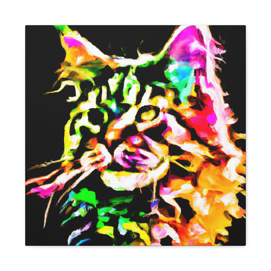 Maine Coon Pop Art - Canvas