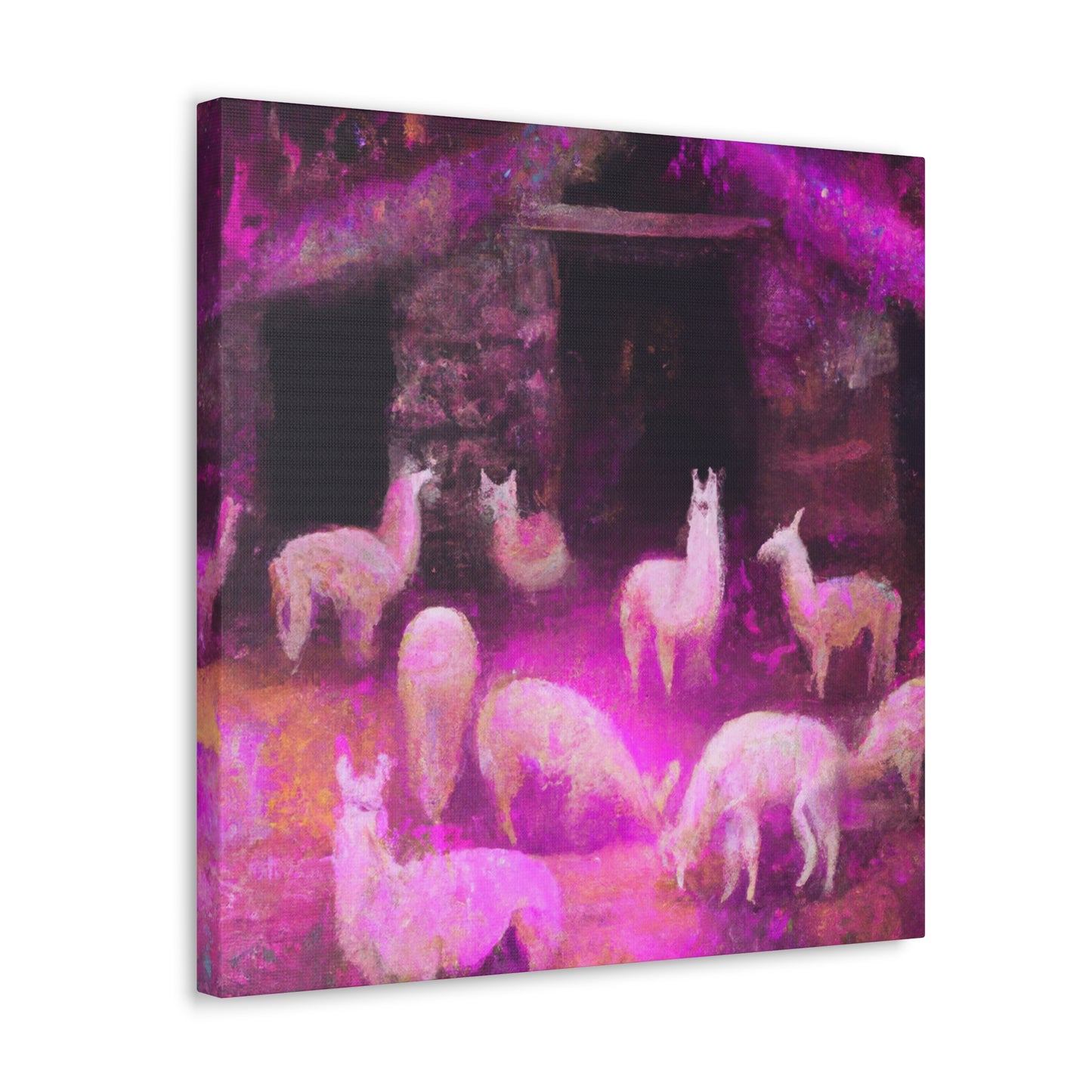 Llama in Renaissance Glory - Canvas