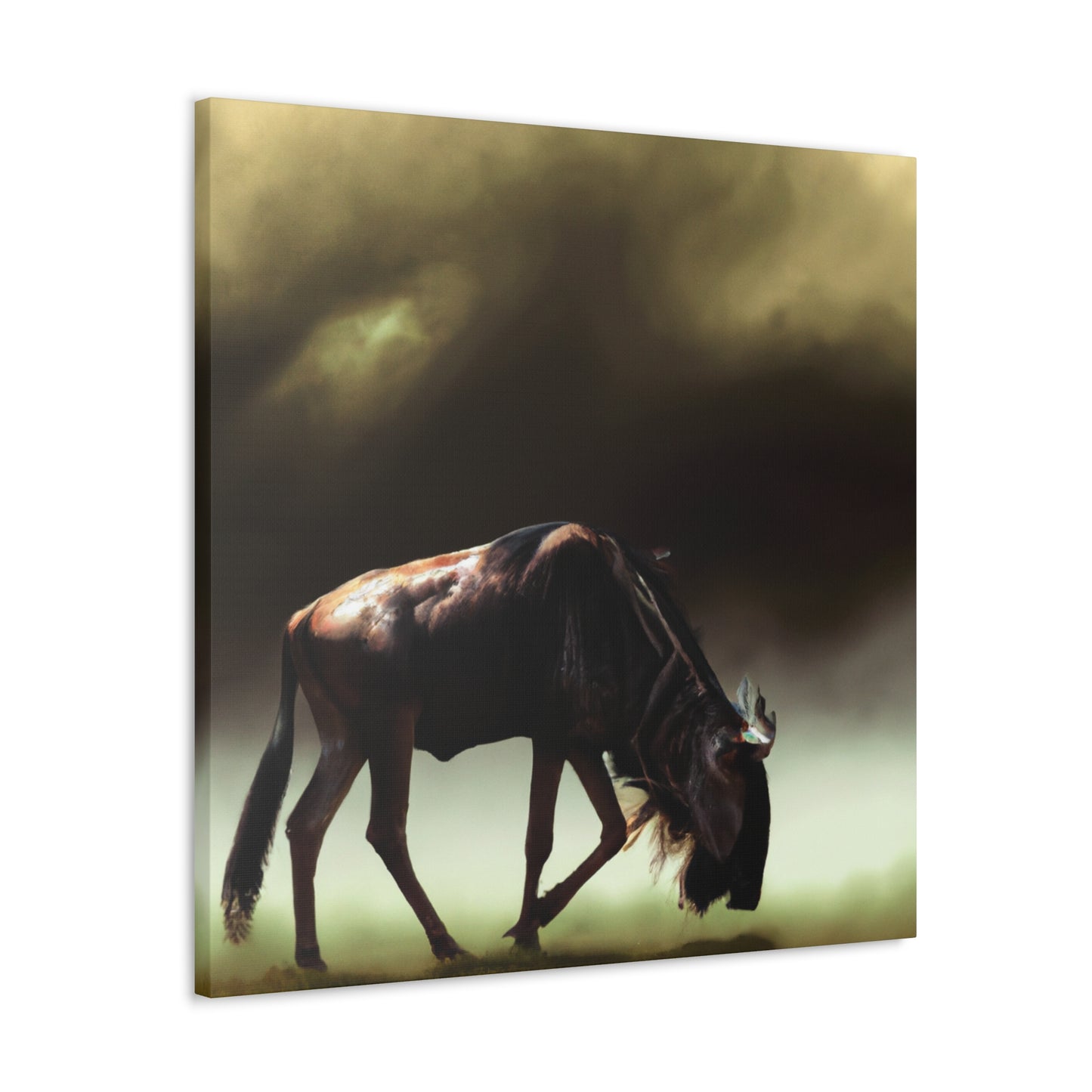 Wildebeest In Flux - Canvas