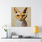 "Devon Rex Kaleidoscope" - Canvas