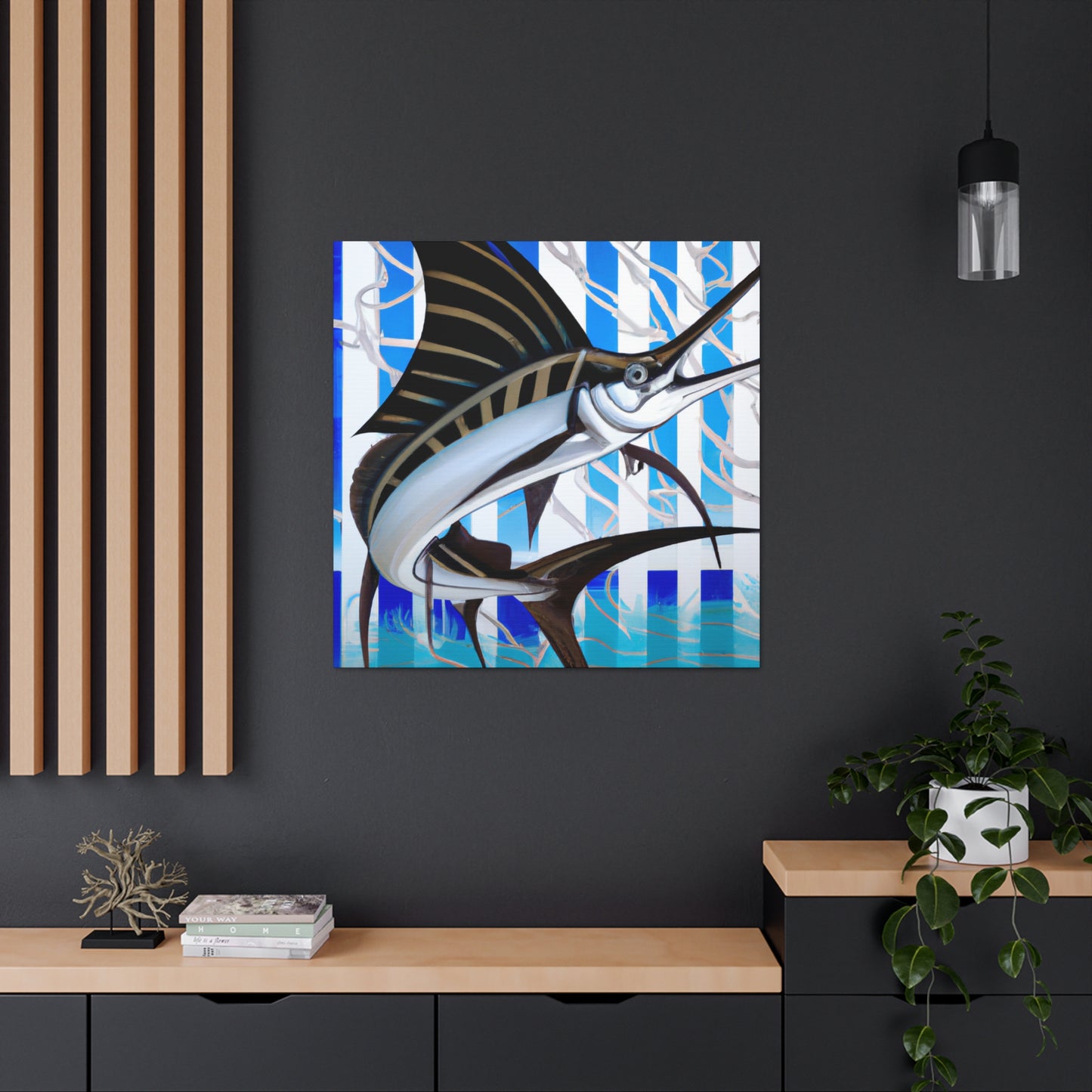 Swordfish of the Jazz Age - Canvas