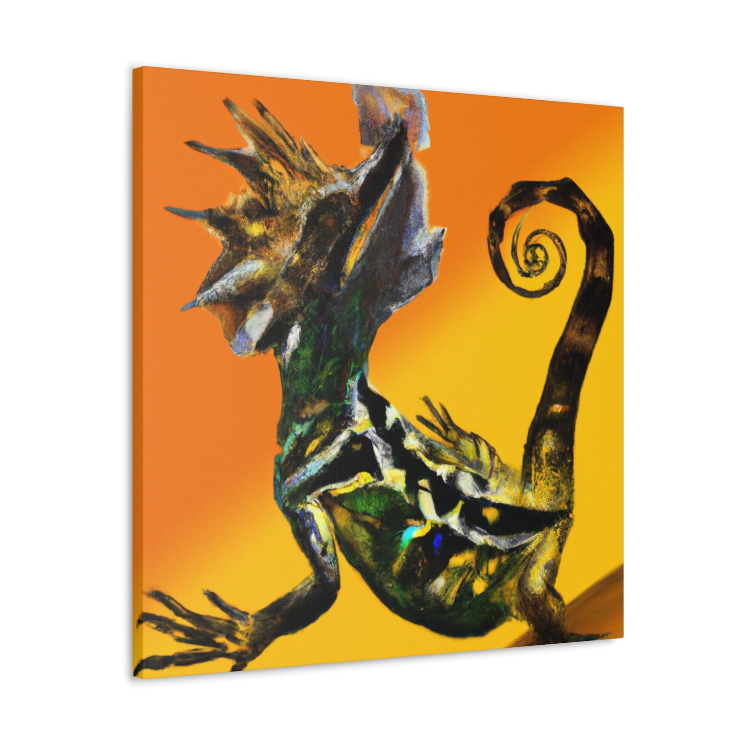 Frill of a Lizard - Canvas