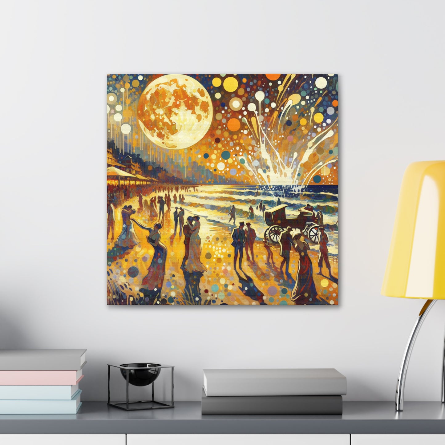 Midnight Seaside Soiree - Canvas