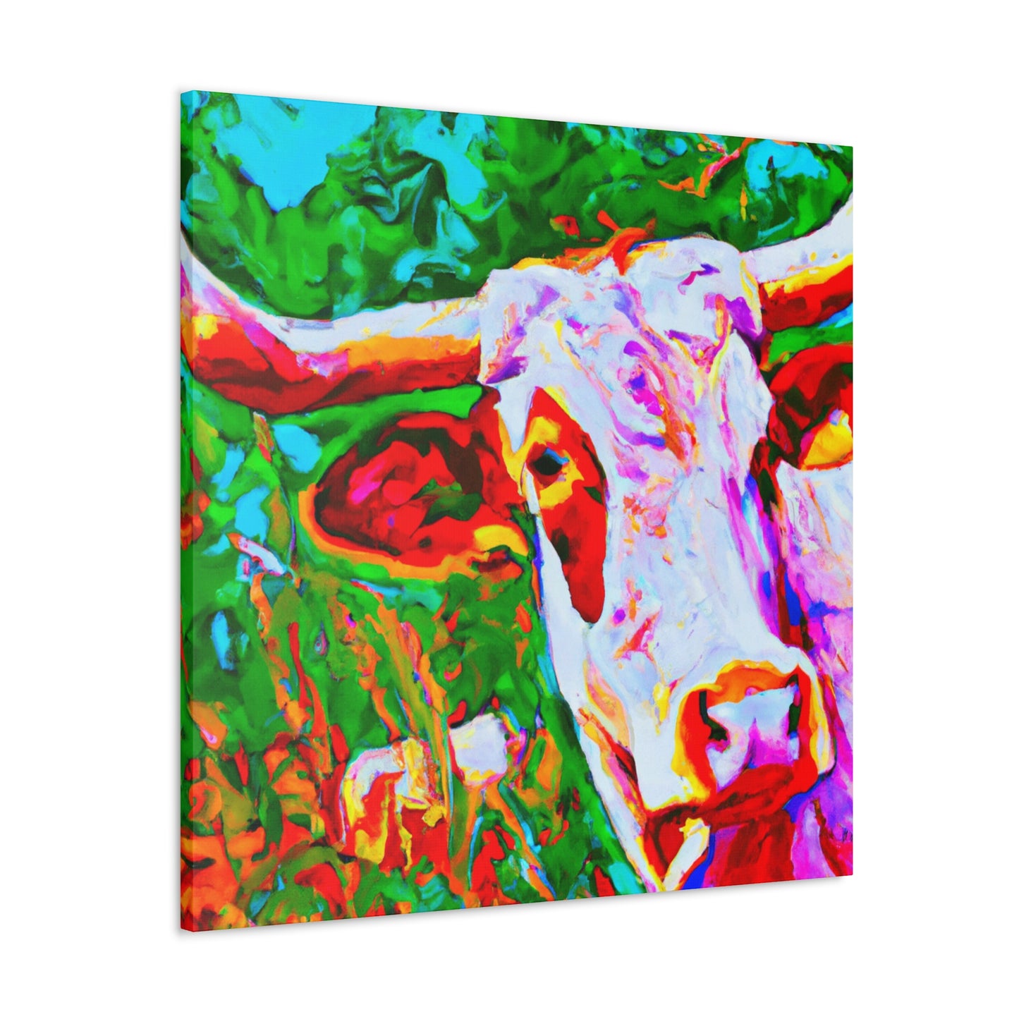 "Texas Longhorn Genealogy" - Canvas