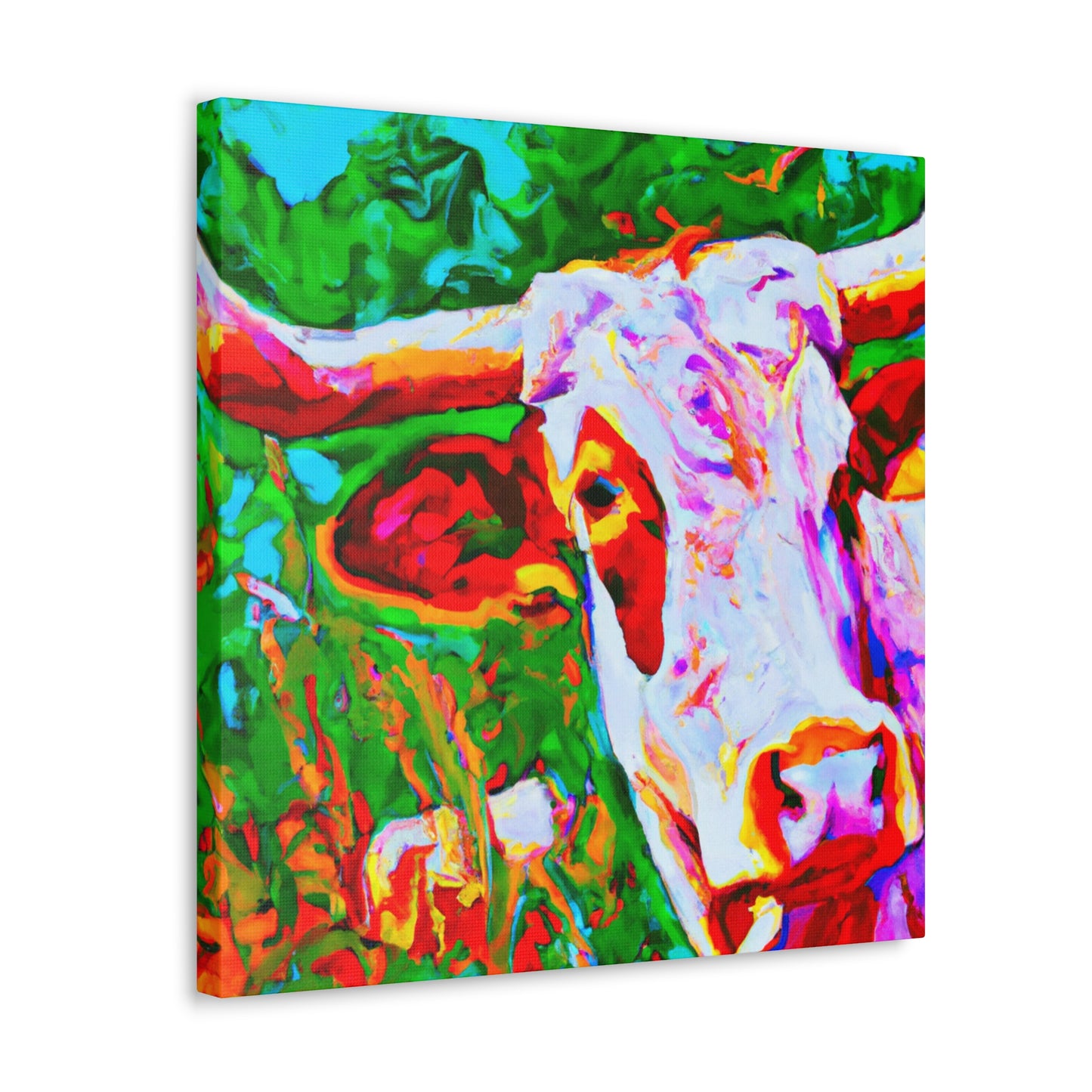 "Texas Longhorn Genealogy" - Canvas