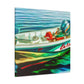 Catching the Bass Boat - Canvas