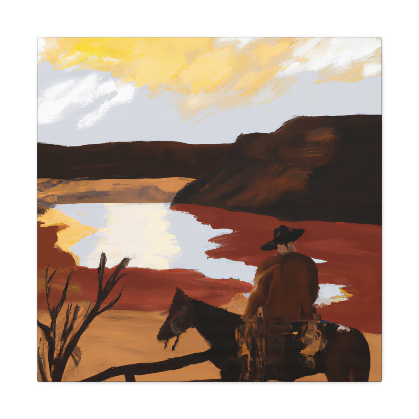 Western Landscape Dreaming - Canvas