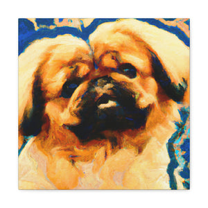 Pekingese Poised Elegance - Canvas