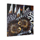 Porcupine in Impressionism - Canvas