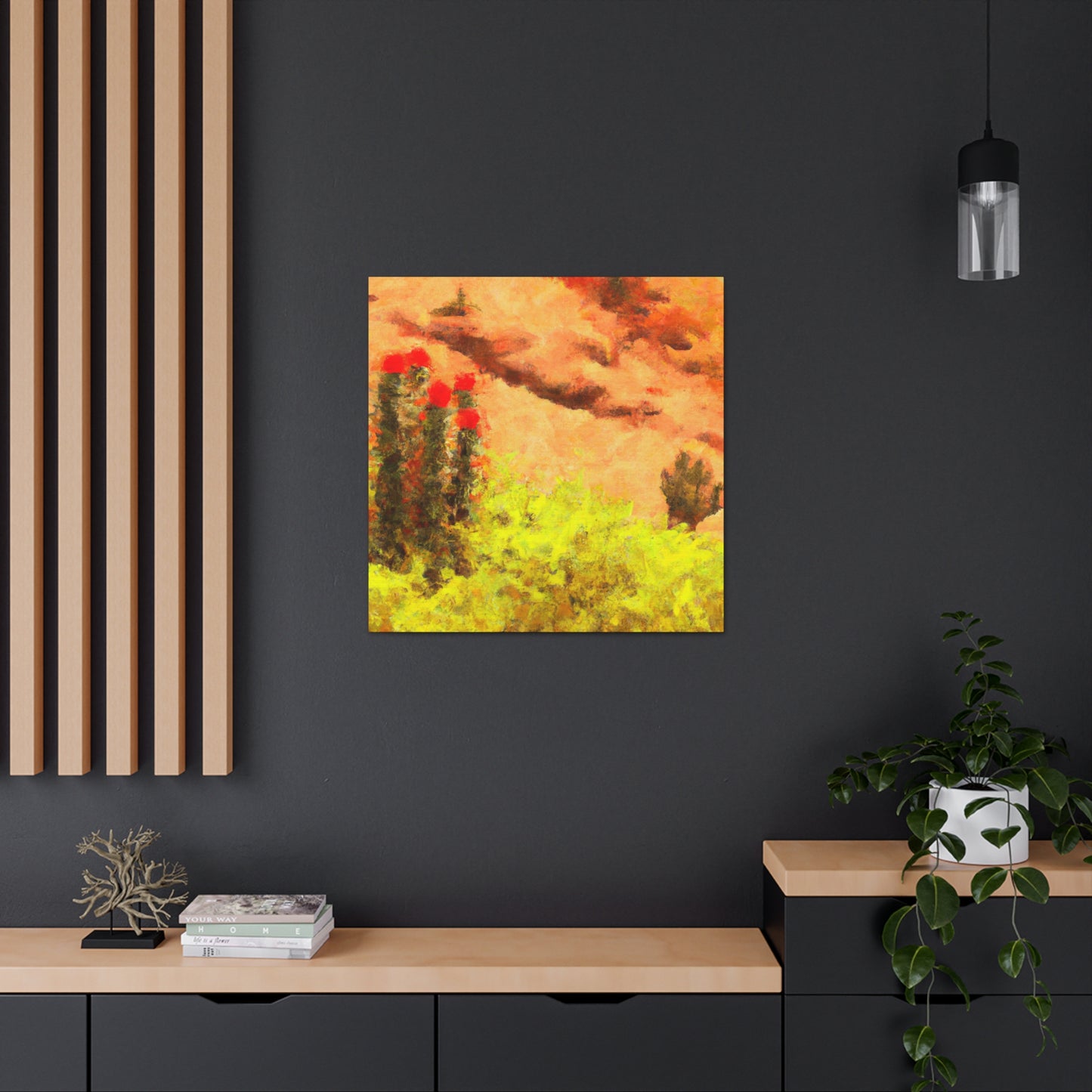 Desert Impressionism Piece - Canvas