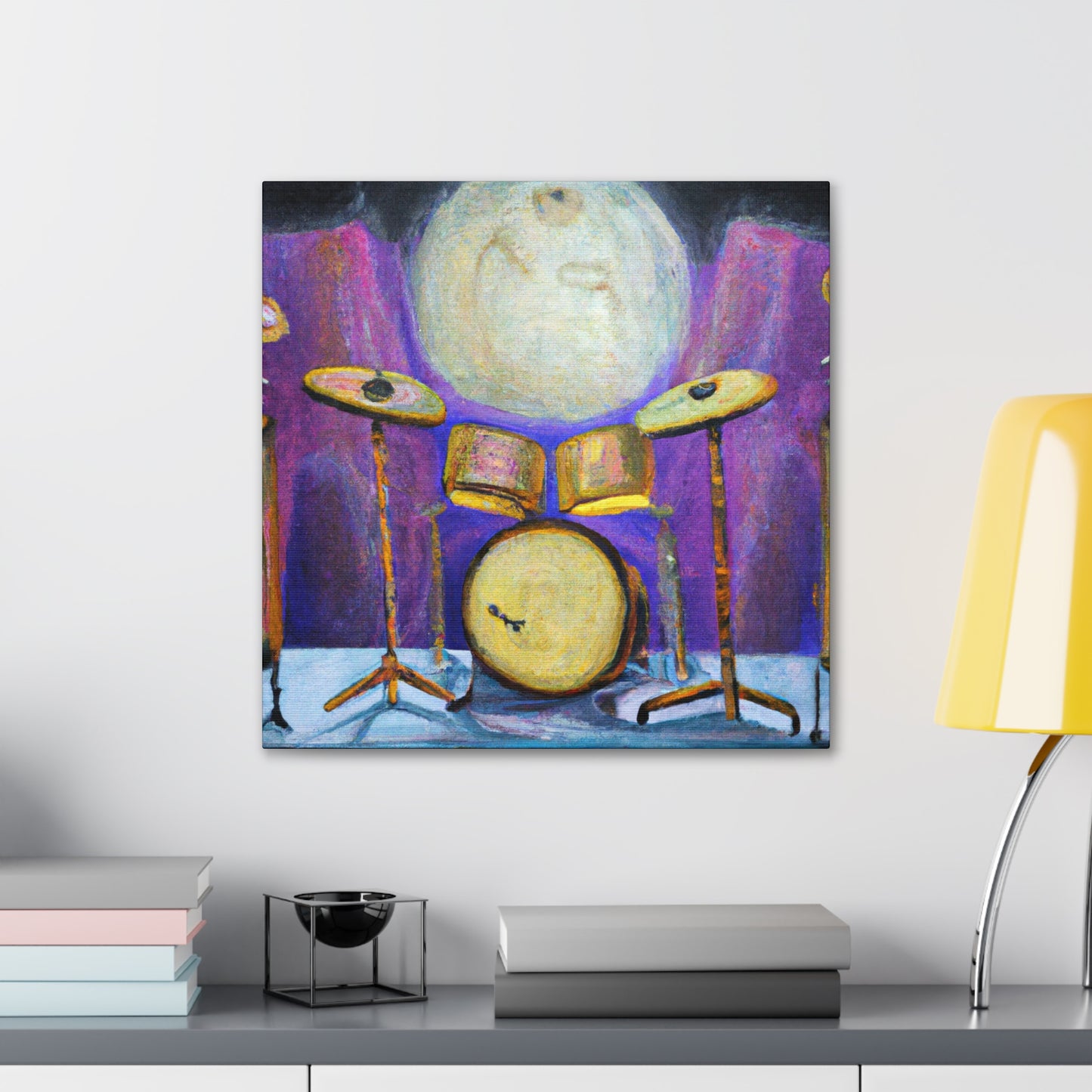 Drumming Machine Dreaming - Canvas