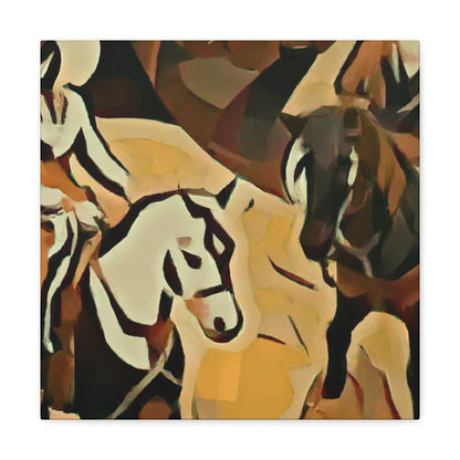 "Cattle Drive in Motion" - Canvas