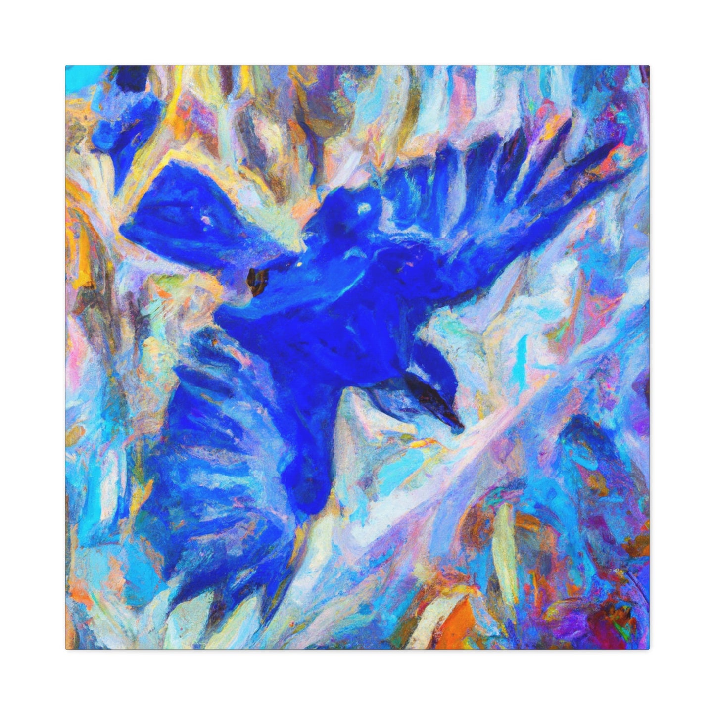 "Bluebird of Impressionism" - Canvas