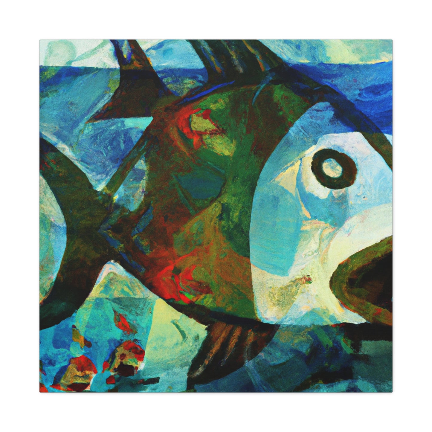 Fish in an Ocean - Canvas