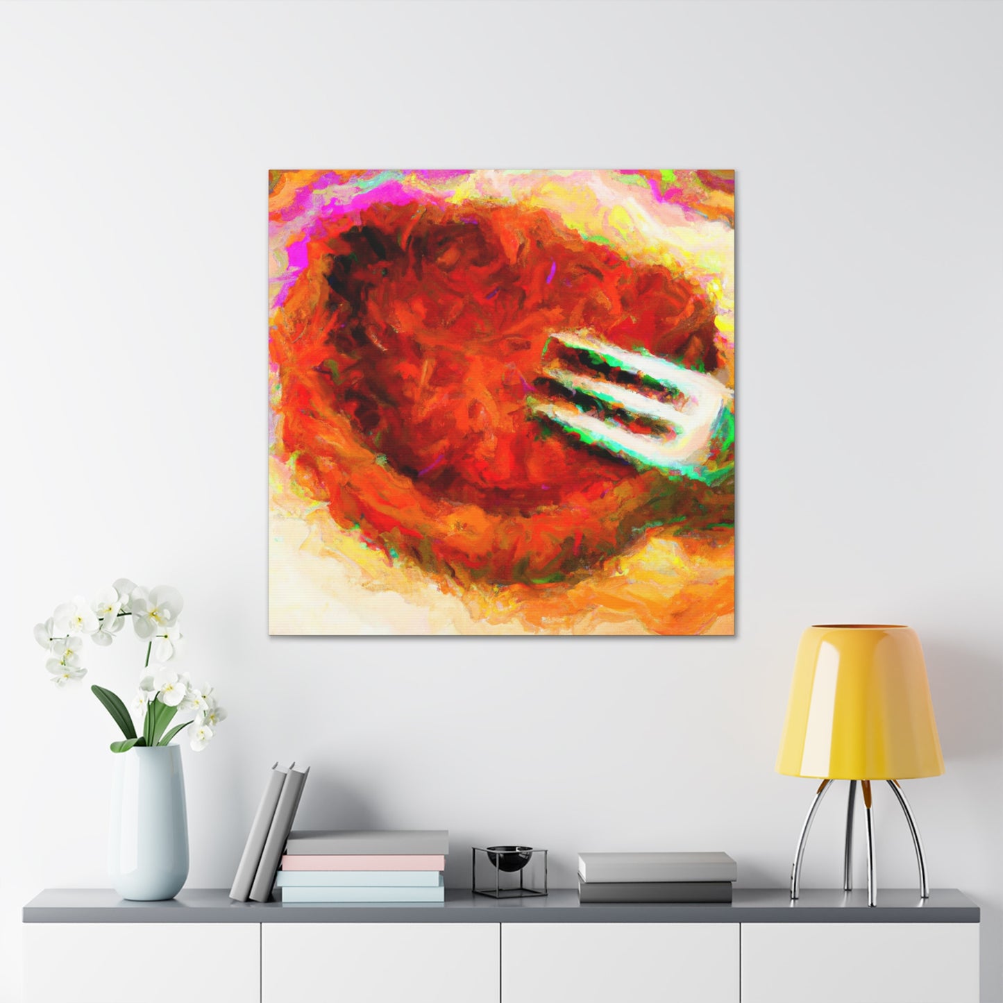 Steak on a Plate - Canvas