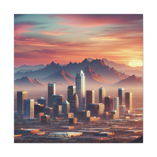 Desert Skies Ascend - Canvas