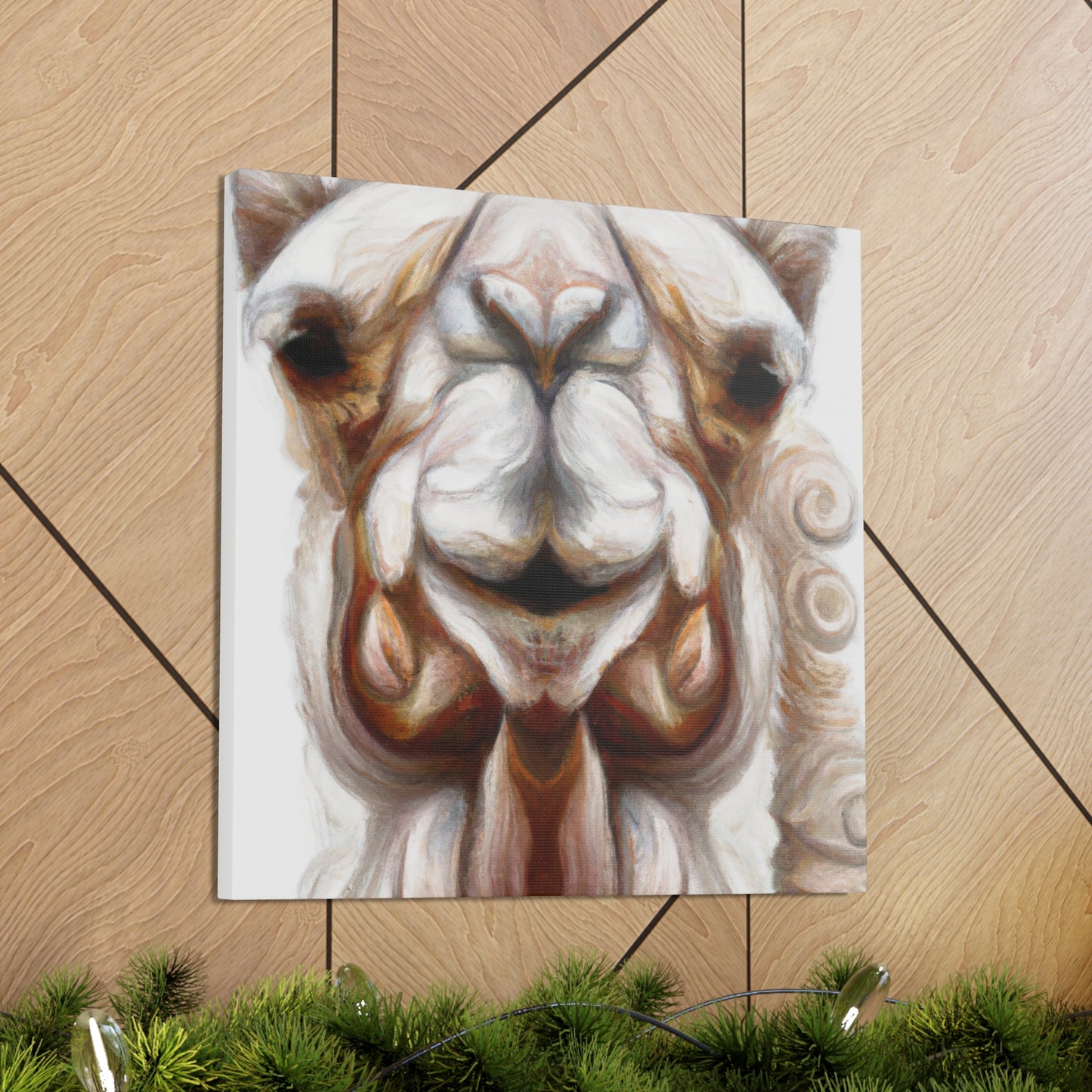 "Desert Camel Reality" - Canvas