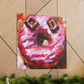 "Doughnut, Impressionist Style" - Canvas