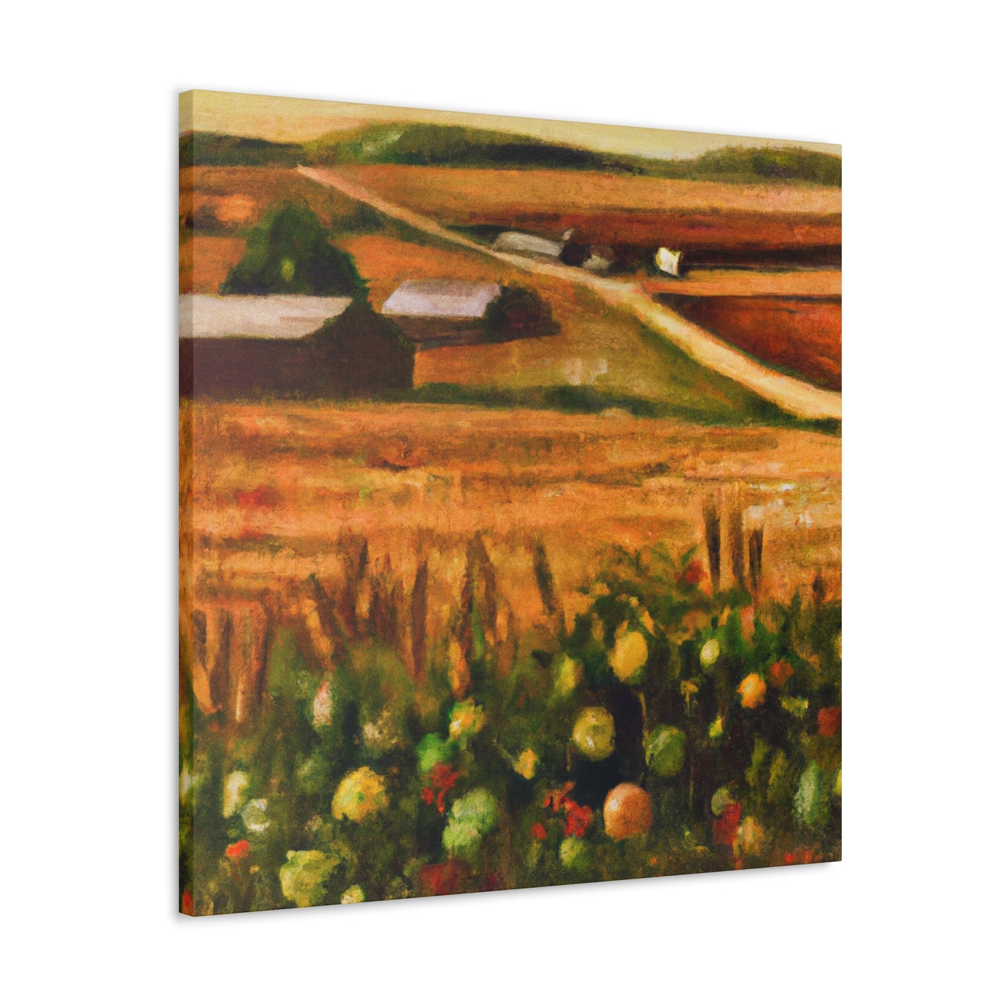 Harvesting Fields Abundance - Canvas