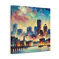 "Vibrant Boston Dreamscape" - Canvas