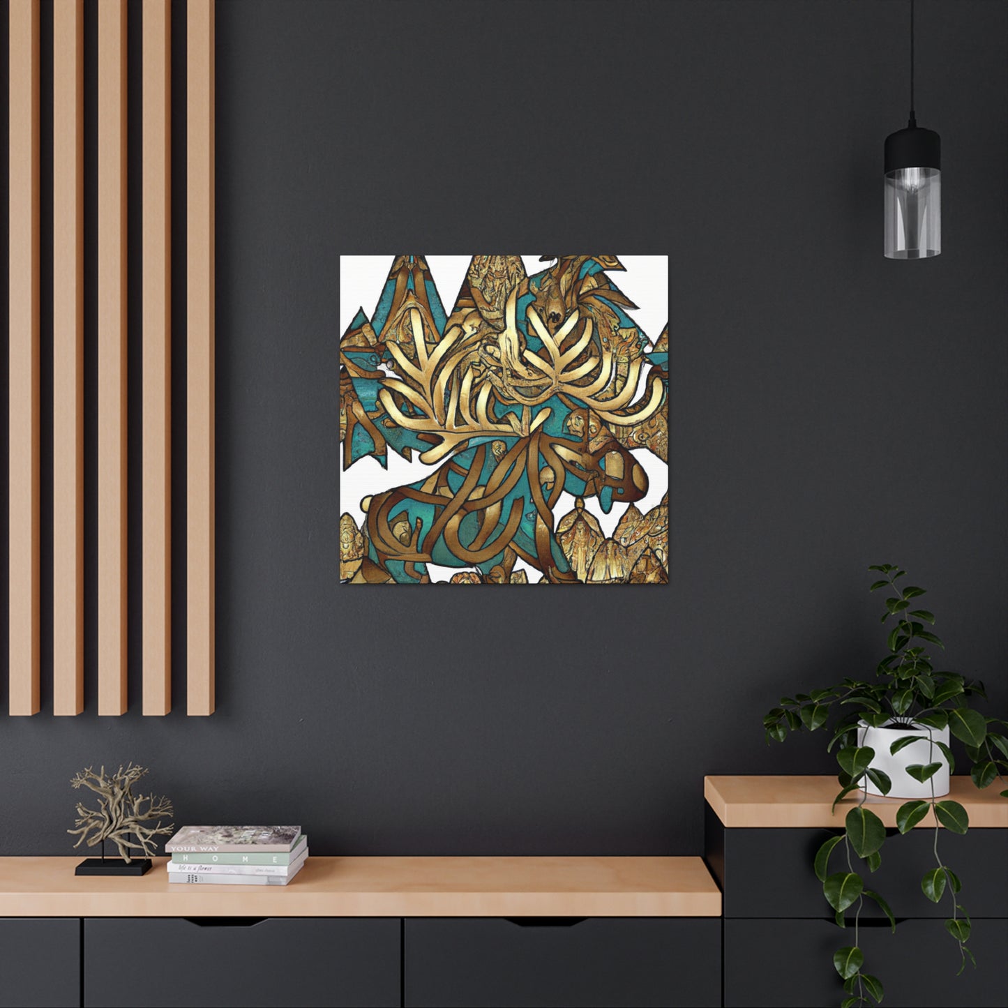 Majestic Moose in Nature - Canvas