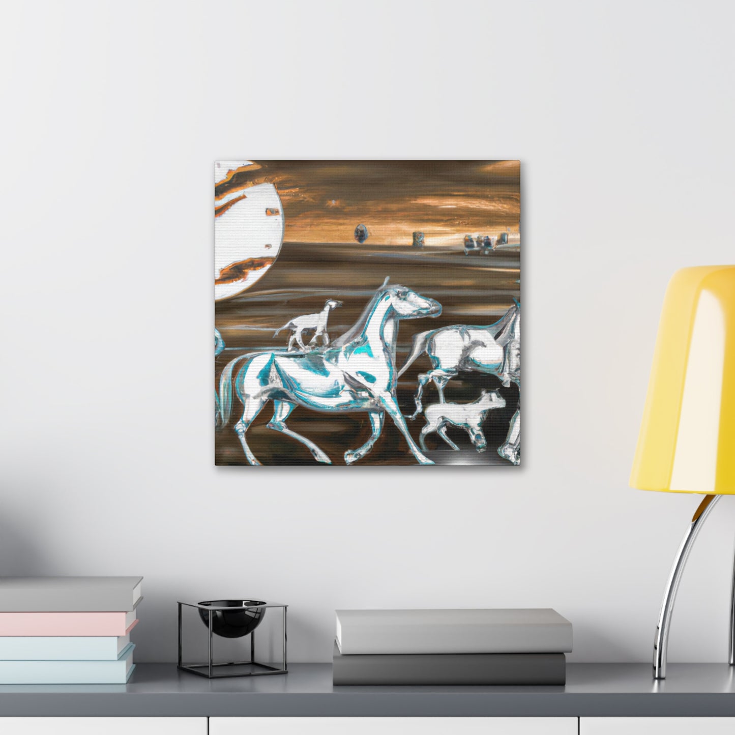 Cowboy Herd Dreamscape - Canvas