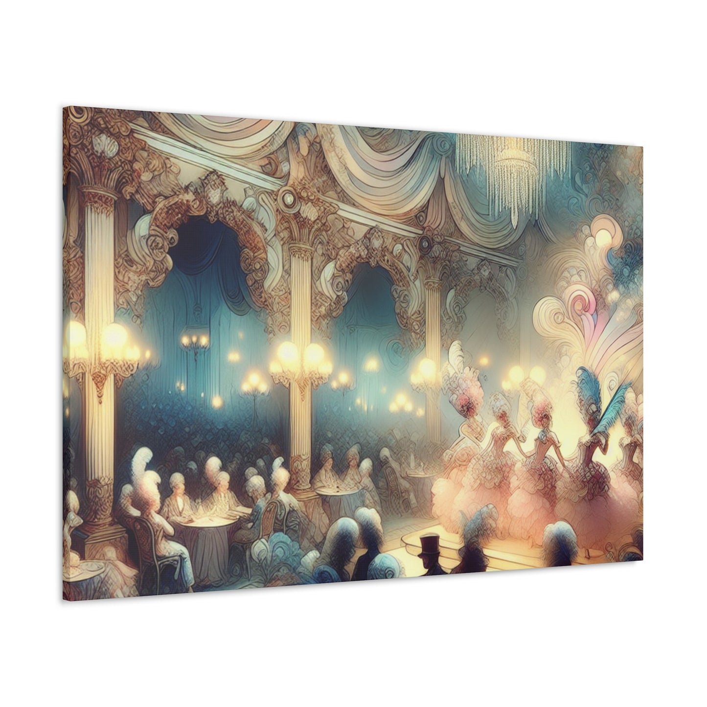 "Dazzling Cabaret Extravaganza" - Canvas