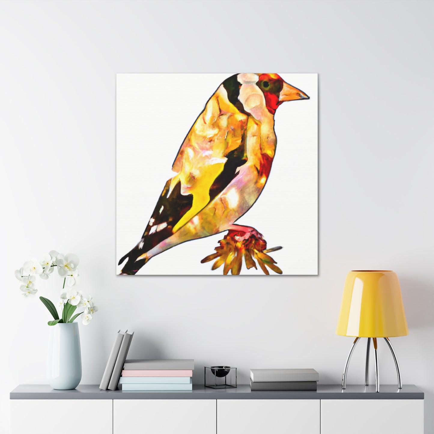 "Goldfinch American Splendor" - Canvas