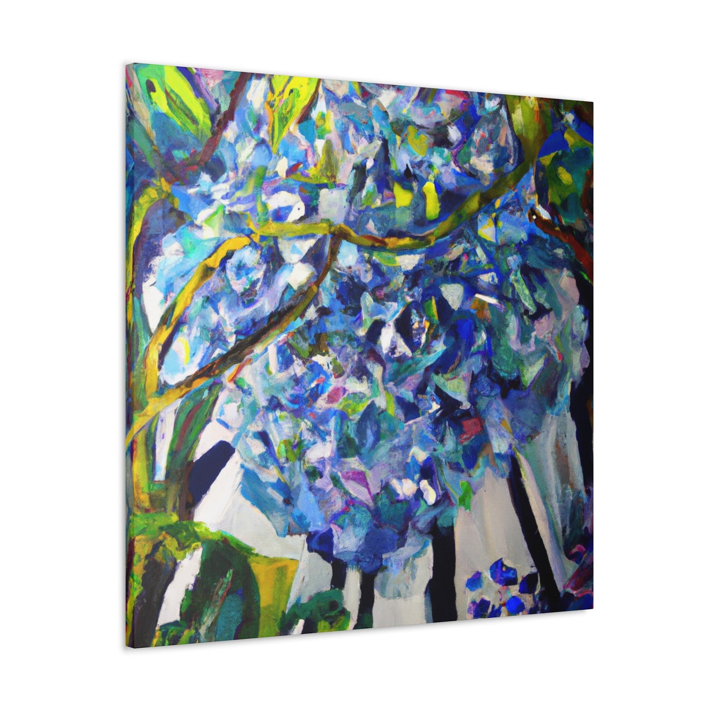 "Hydrangea in Abstraction" - Canvas