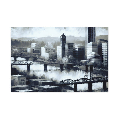 "Enchanting Portland Skies" - Canvas