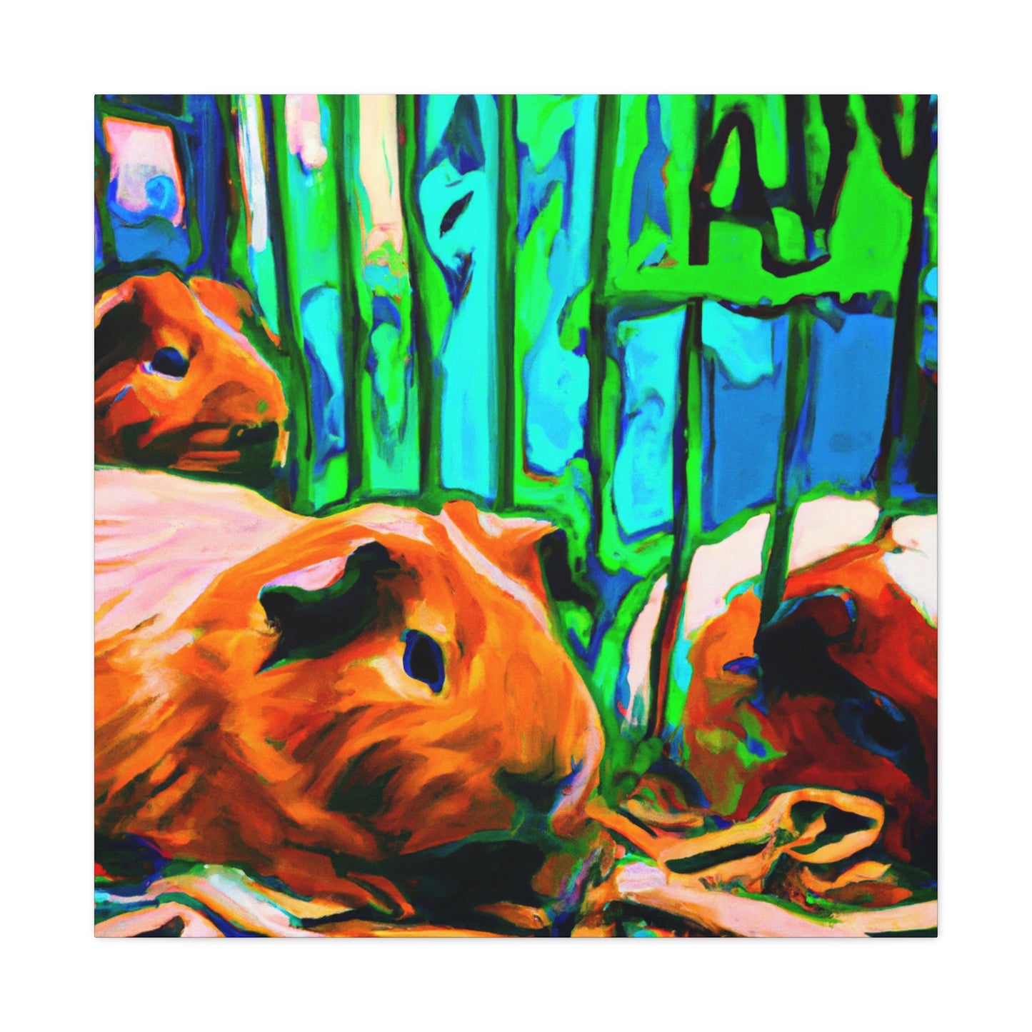 Guinea Pig Wonderland - Canvas