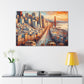 Golden City Horizon - Canvas