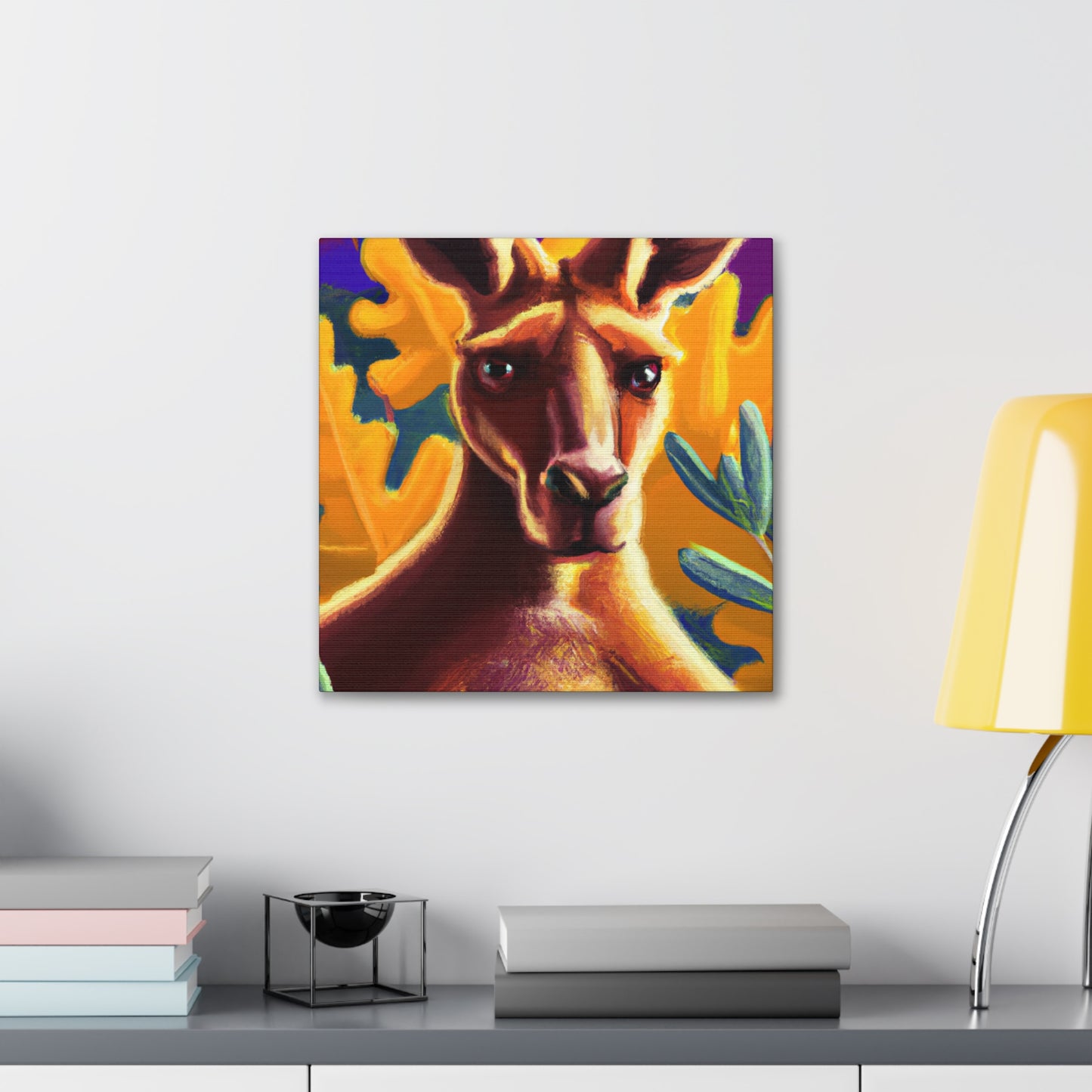 Kangaroo in Nature - Canvas