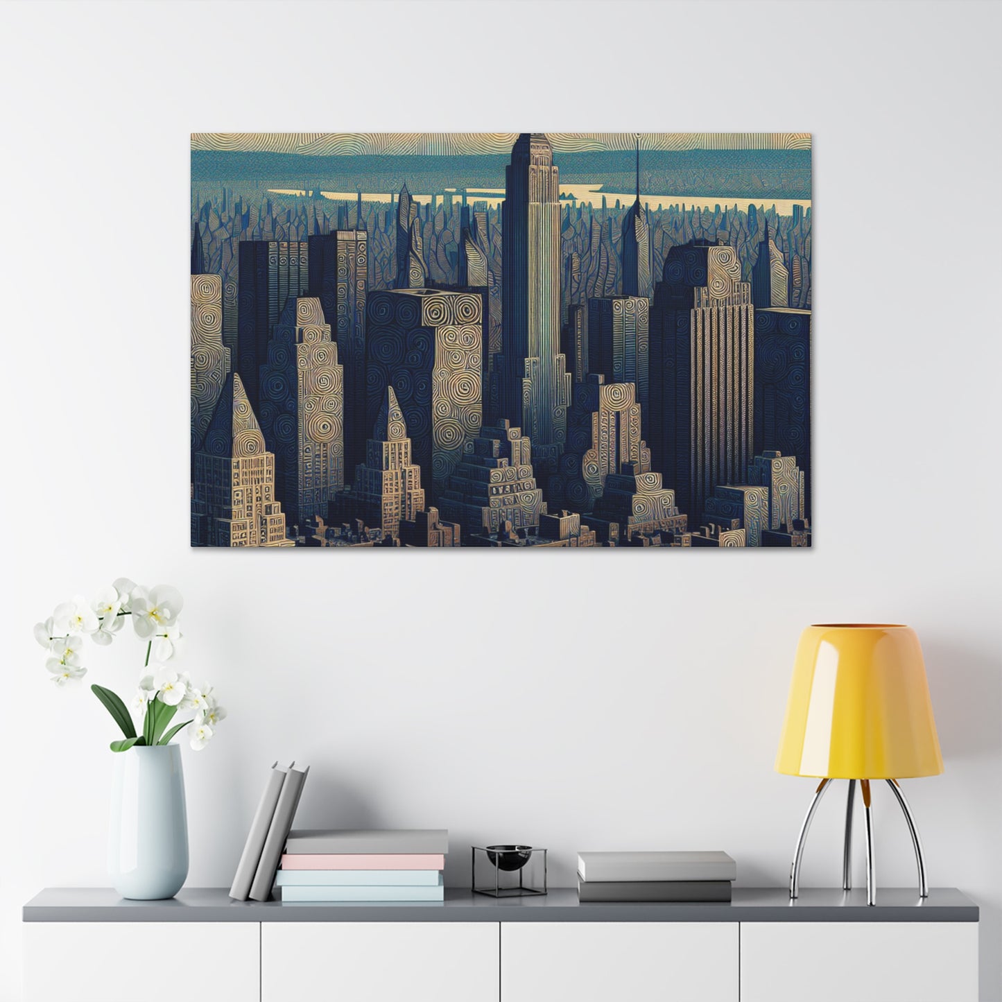 Urban Symphony of Life - Canvas