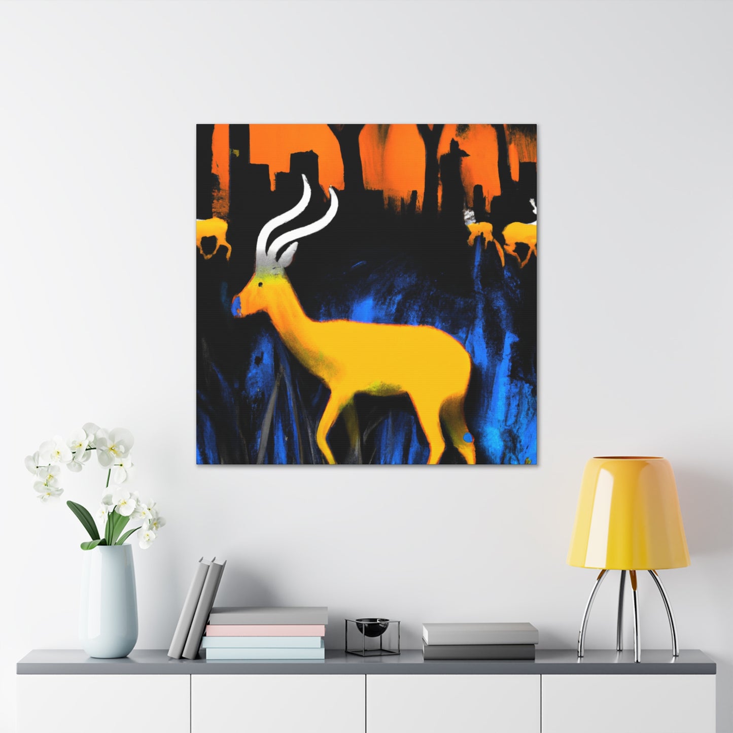 Gazelle Sunlit Majesty - Canvas