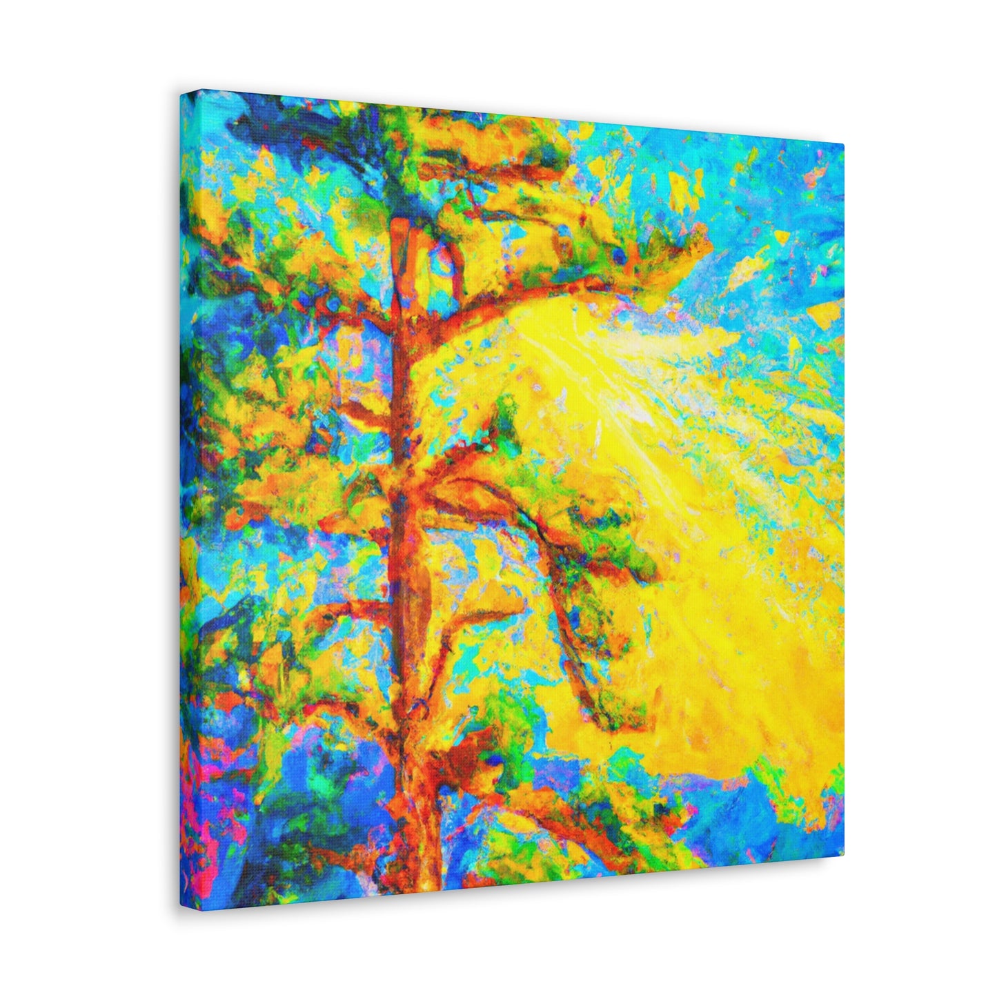 Cedar Tree Grandeur. - Canvas