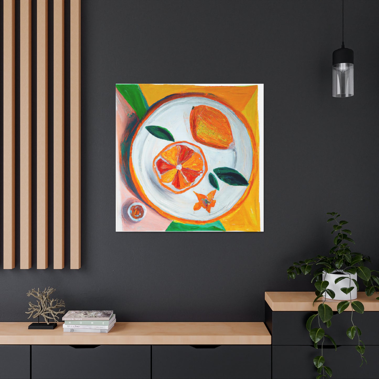 Orange Blaze Sunset - Canvas