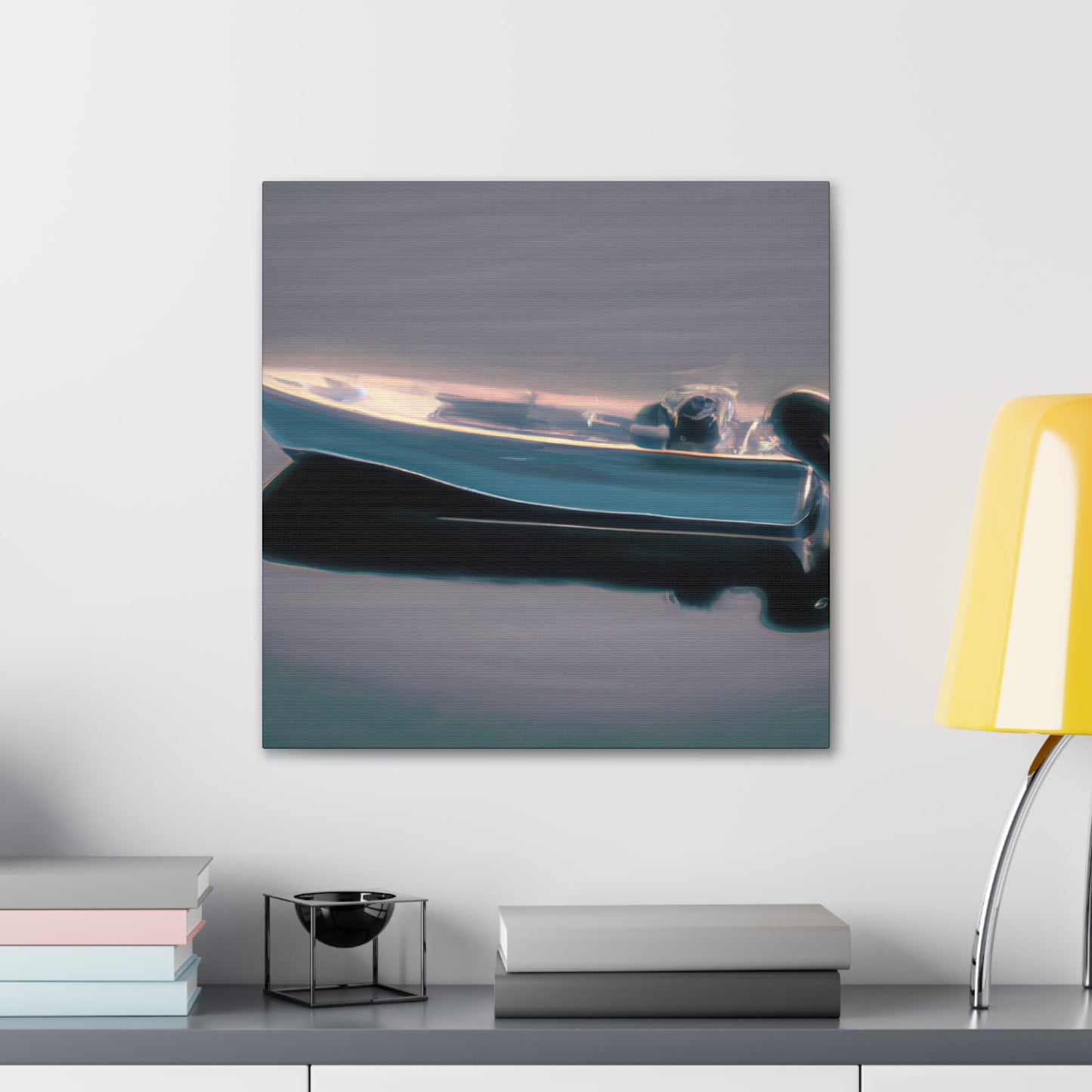 Fishing Boat Mirage Dream - Canvas