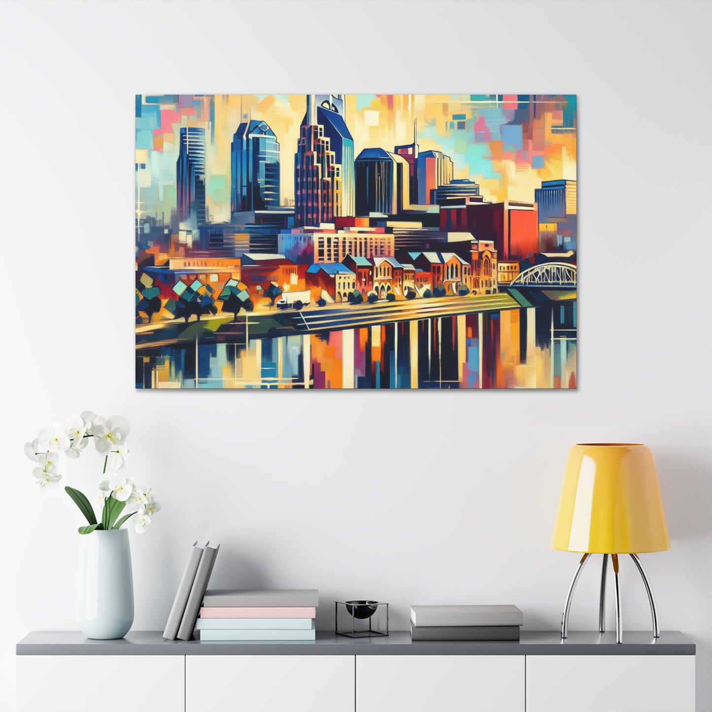 Vibrant Nashville Melodies - Canvas