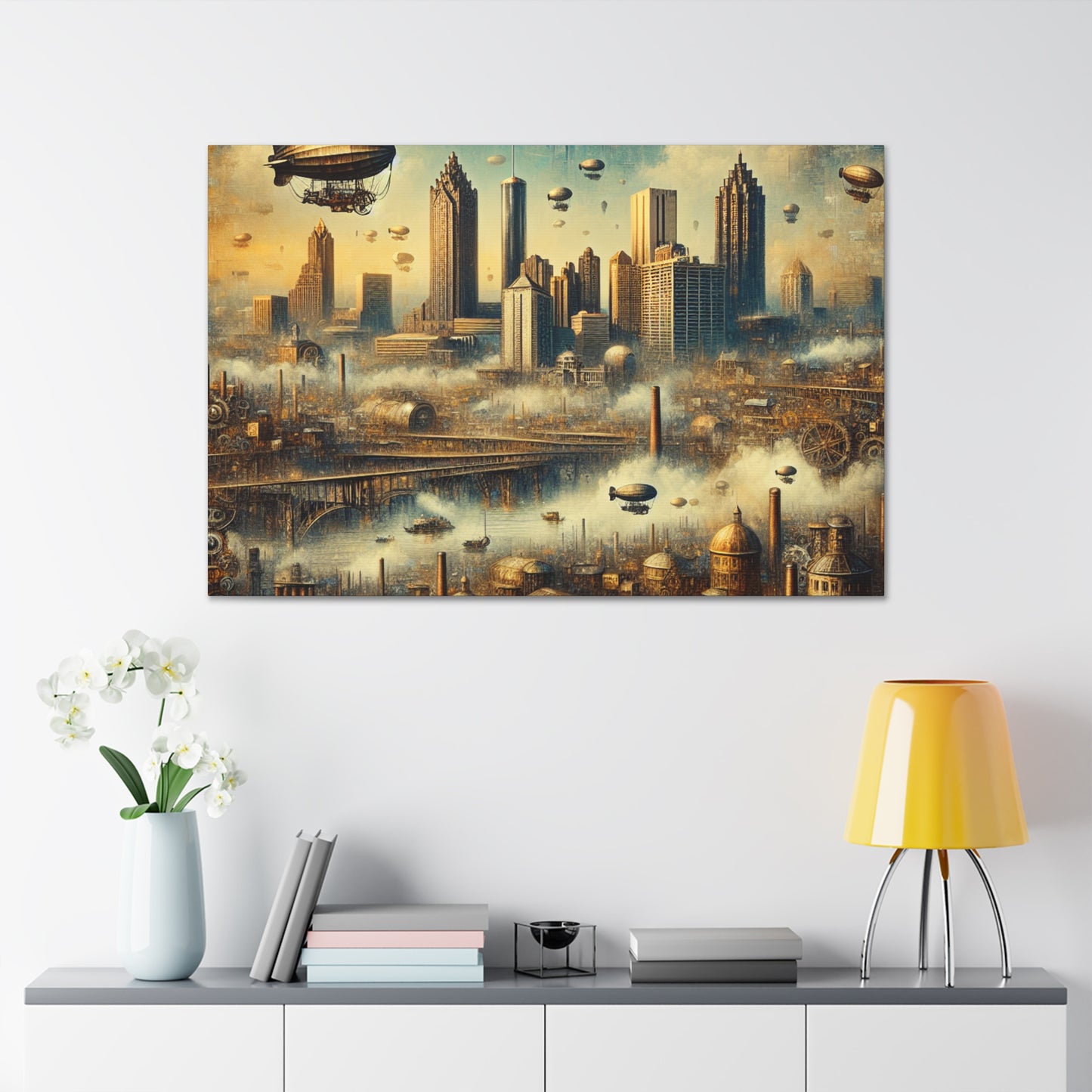 "Steam City Southern Charm" - Canvas