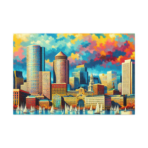 "Infinite City Horizons" - Canvas