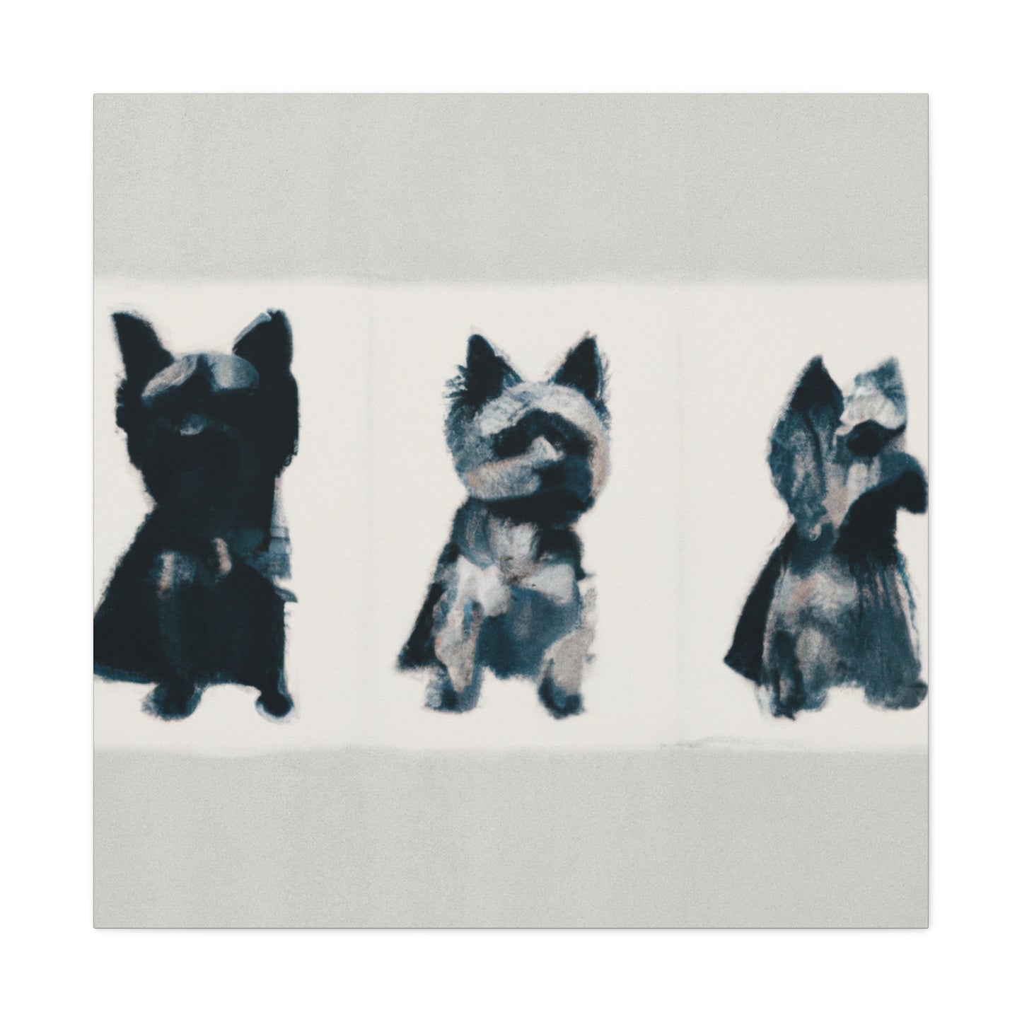 Terrier's Joyful Delight - Canvas