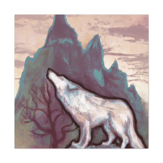 Wolf in the Moonlight - Canvas