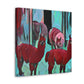 Alpaca Dreamscape Painting - Canvas